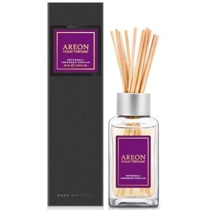 Odorizant Areon Home Perfume 85 ML Patchouli Lavender Vanilla Black Line